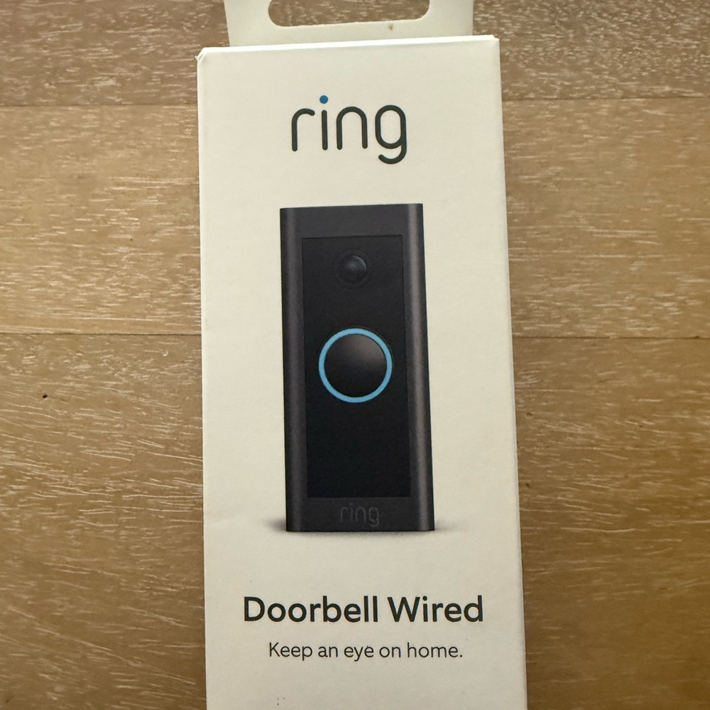 Ring Doorbell Wired - Black